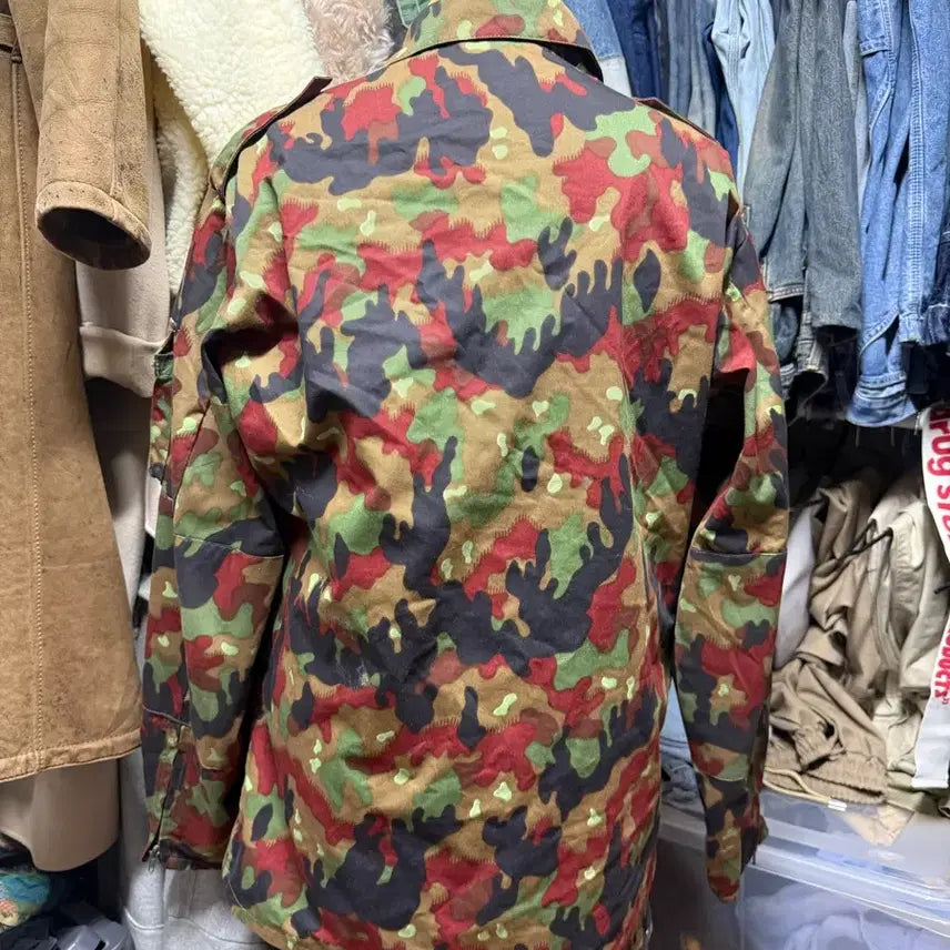 [BUNJANG] Swiss Military Alpenflage M83 Jacket &amp; M70 Suspender Pants Set / 스위스군 알펜플라주 M83 자켓, M70 멜빵 팬츠 셋업