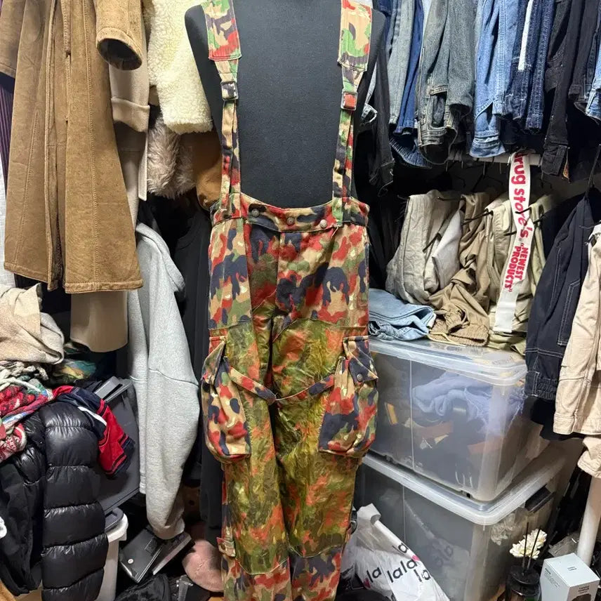 [BUNJANG] Swiss Military Alpenflage M83 Jacket &amp; M70 Suspender Pants Set / 스위스군 알펜플라주 M83 자켓, M70 멜빵 팬츠 셋업