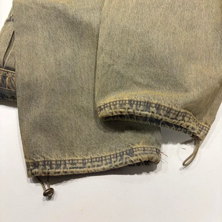 [BUNJANG] Sculptor Vintage Washed Cargo Denim Pants / [S] 스컬프터 빈티지 워싱 카고 데님 팬츠 D202