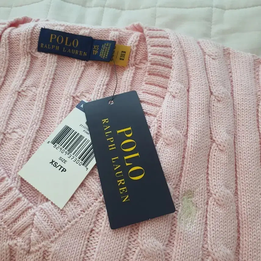 [BUNJANG] Polo Ralph Lauren V-Neck Knit Sweater XS / 폴로 브이넥 니트 xs