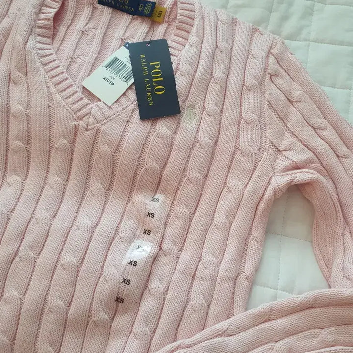 [BUNJANG] Polo Ralph Lauren V-Neck Knit Sweater XS / 폴로 브이넥 니트 xs