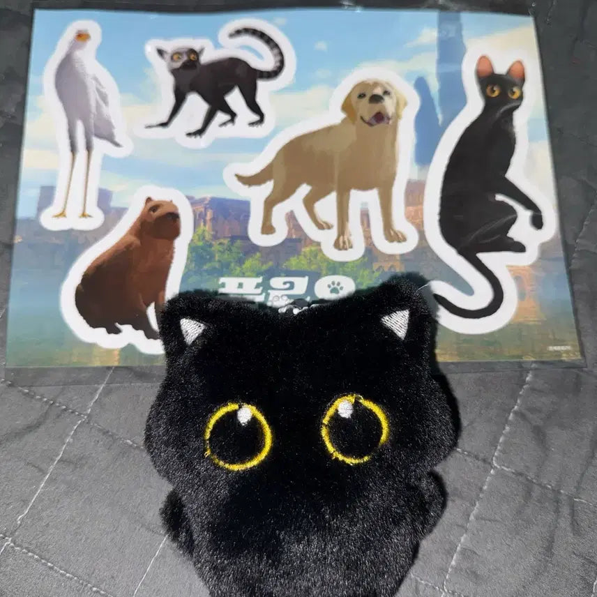 [SOLD OUT] 영화 플로우 특전 스티커, 인형 일괄