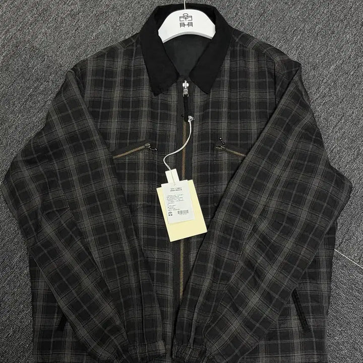 [BUNJANG] Politeiru Lami Check Blouson Check Black / (2) 25ss 폴리테루 라미체크 블루종 체크블랙