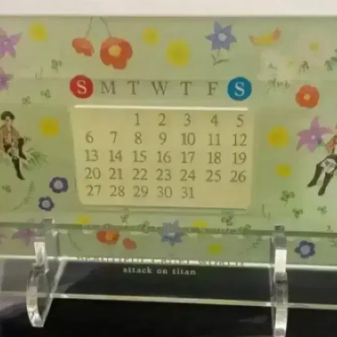 [BUNJANG] Eluri Acrylic Perpetual Calendar / 공식 에루리 아크릴 달력 (만년형)
