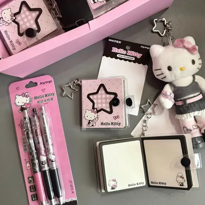 [BUNJANG] Sanrio Hello Kitty Miniature Notebook Keyring / 산리오헬로키티 미니어처노트별키링 핑크키티미니수첩