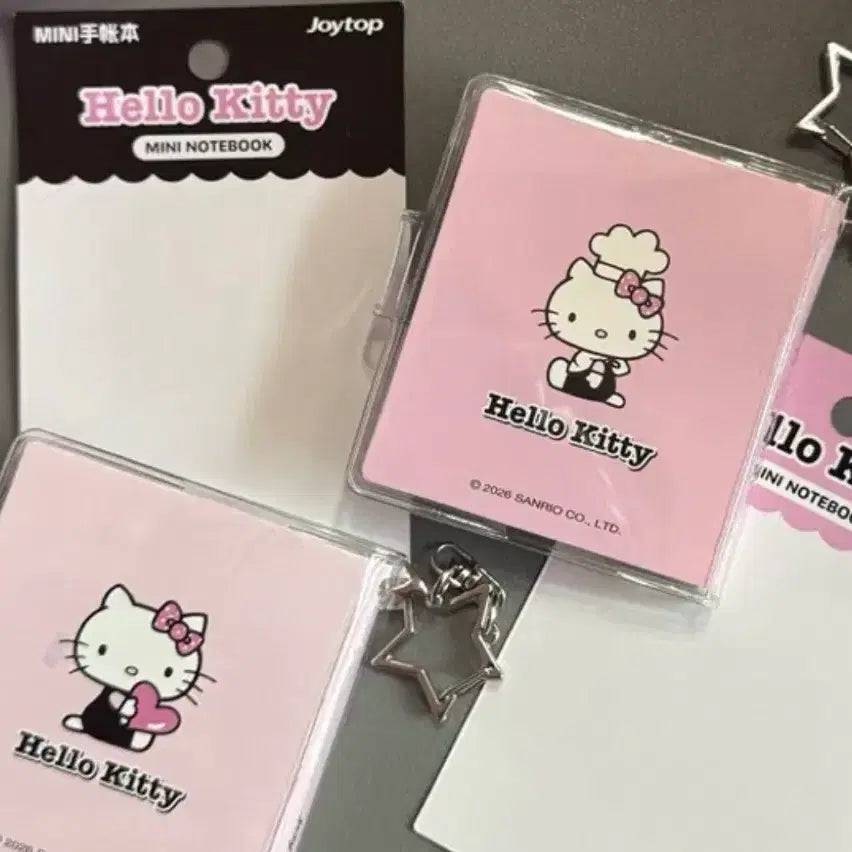 [BUNJANG] Sanrio Hello Kitty Miniature Notebook Keyring / 산리오헬로키티 미니어처노트별키링 핑크키티미니수첩