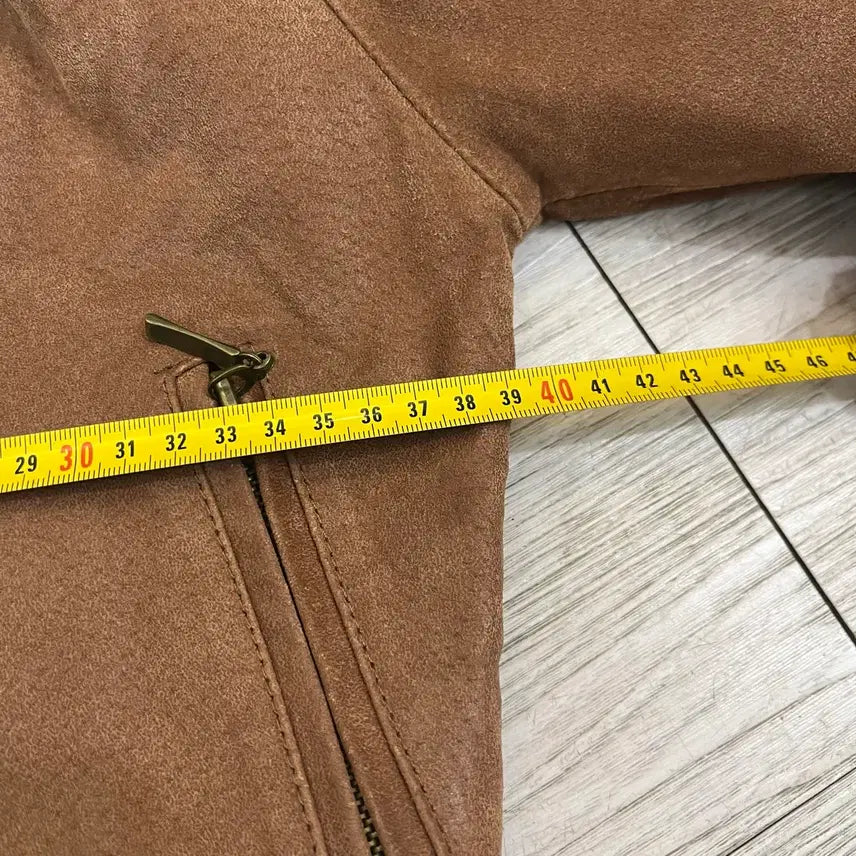 [BUNJANG] Atmosphere Suede Brown Jacket / atmosphere 스웨이드 브라운 자켓 딱붙