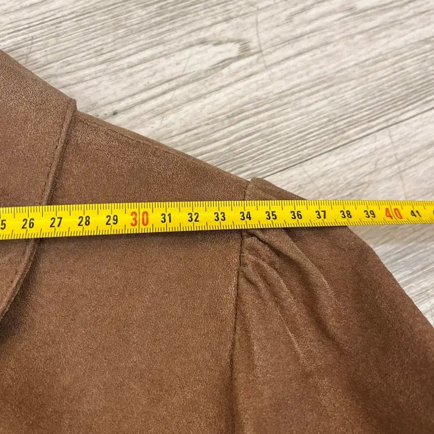[BUNJANG] Atmosphere Suede Brown Jacket / atmosphere 스웨이드 브라운 자켓 딱붙