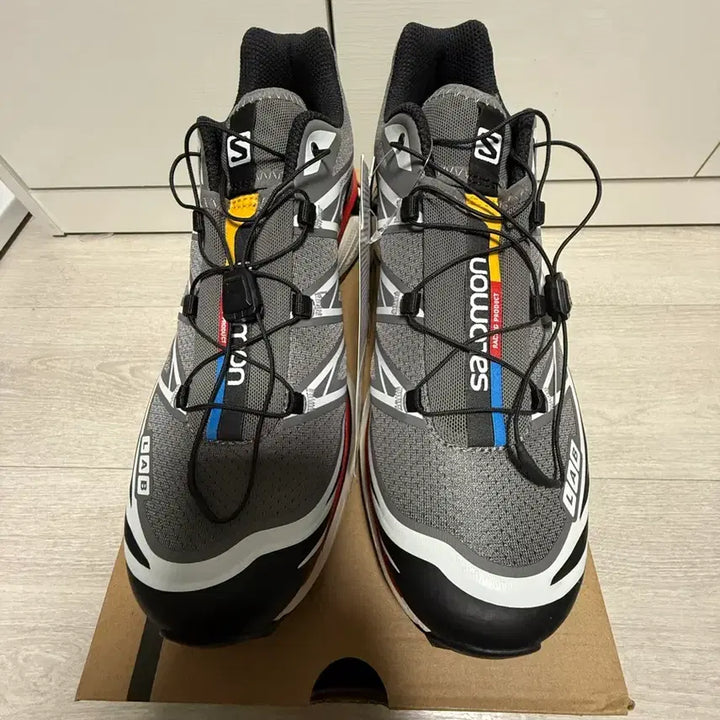 [BUNJANG] Salomon XT-6 Pewter Aurora Red 280 Sneakers / 살로몬 xt-6 퓨터 오로라 레드 280