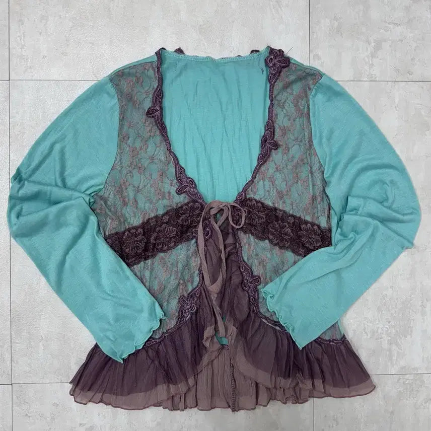 [BUNJANG] Vintage Mori Fairy Lace Cardigan / 