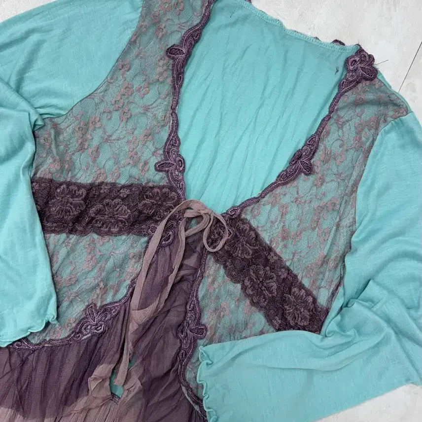 [BUNJANG] Vintage Mori Fairy Lace Cardigan / 