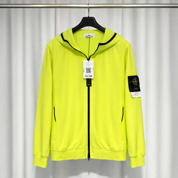 [BUNJANG] Stone Island Light Soft Shell Tech Hooded Zip-Up Jacket / [XXL] 스톤아일랜드 라이트 소프트쉘 테크 후드집업 761540427