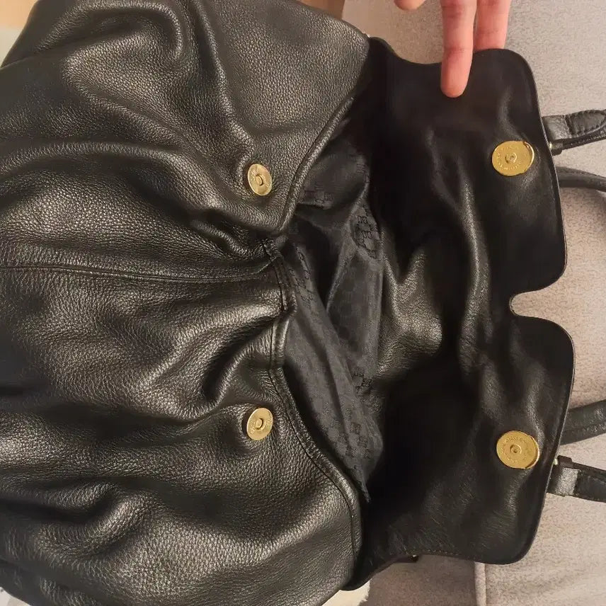 [BUNJANG] Daks Black Leather Shoulder Bag / 닥스 블랙 가죽 숄더백판매합니다