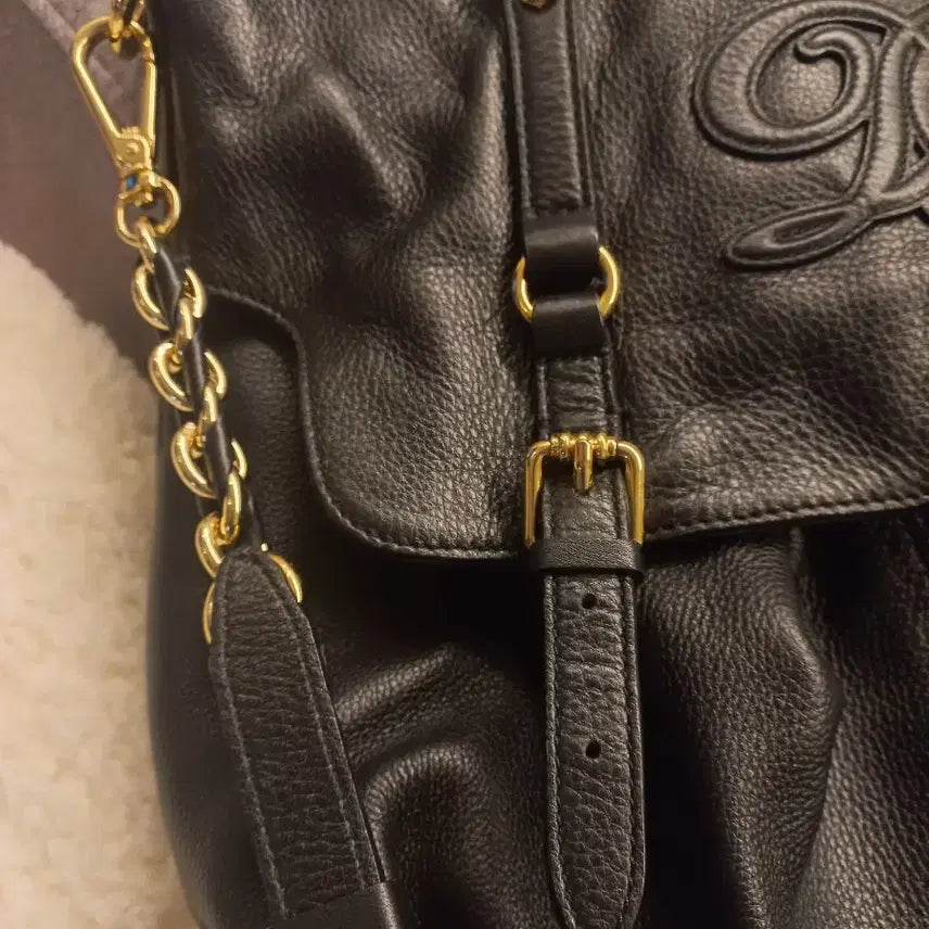 [BUNJANG] Daks Black Leather Shoulder Bag / 닥스 블랙 가죽 숄더백판매합니다