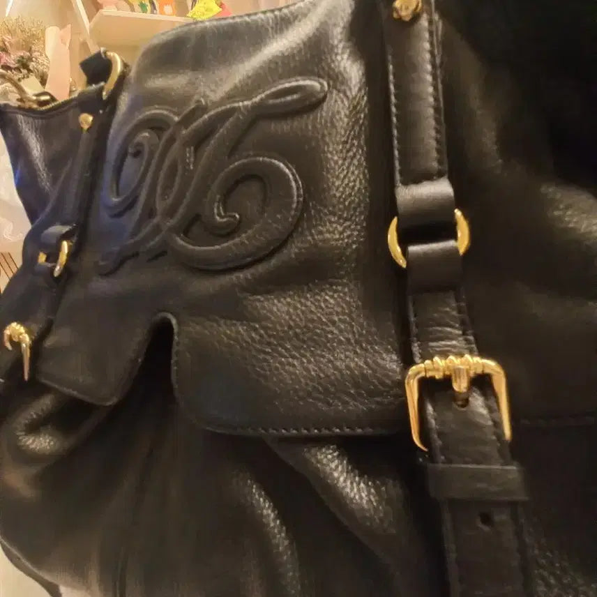[BUNJANG] Daks Black Leather Shoulder Bag / 닥스 블랙 가죽 숄더백판매합니다
