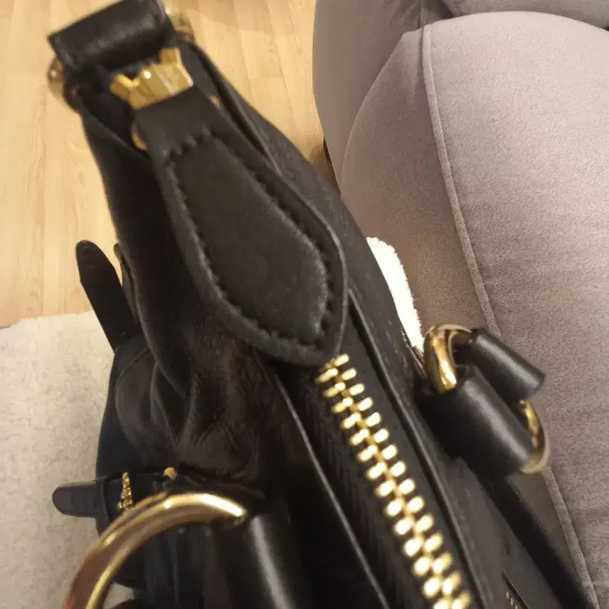 [BUNJANG] Daks Black Leather Shoulder Bag / 닥스 블랙 가죽 숄더백판매합니다