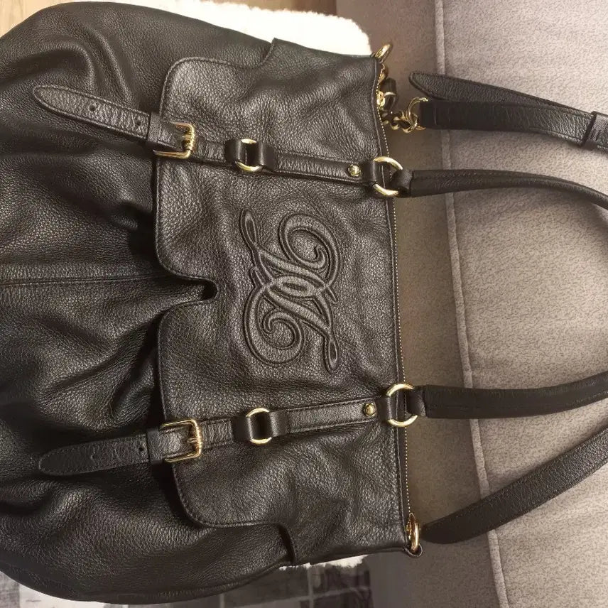 [BUNJANG] Daks Black Leather Shoulder Bag / 닥스 블랙 가죽 숄더백판매합니다