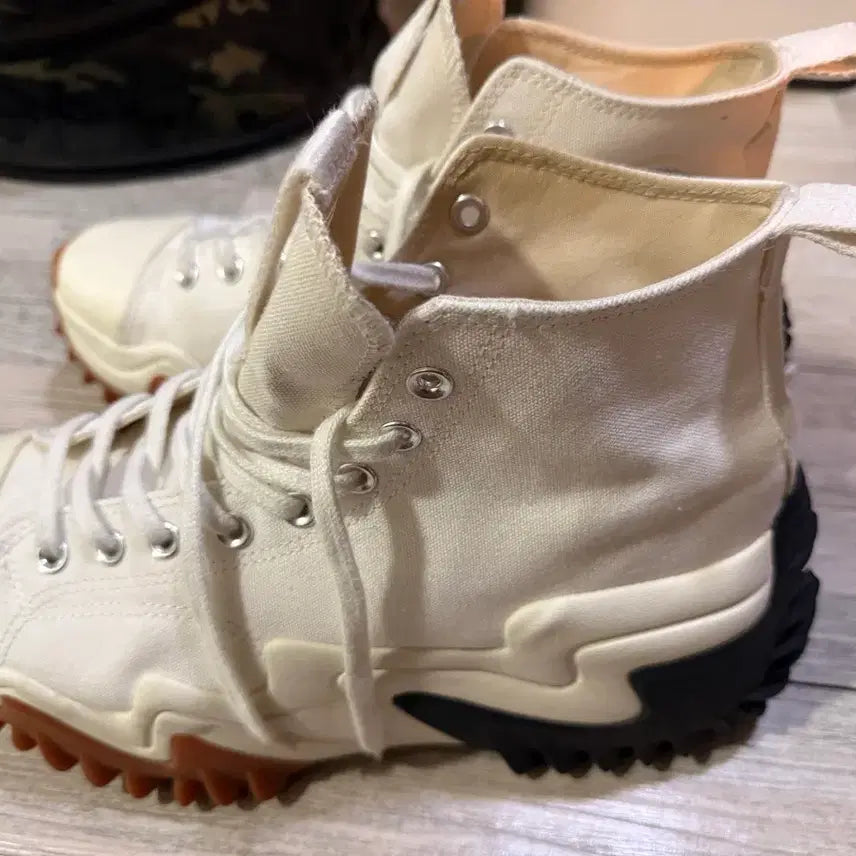 [BUNJANG] Converse Run Star Motion Ivory High Sneakers / 컨버스 런스타 모션 아이보리 하이 스니커즈