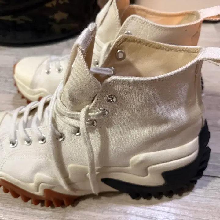 [BUNJANG] Converse Run Star Motion Ivory High Sneakers / 컨버스 런스타 모션 아이보리 하이 스니커즈