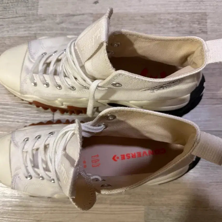 [BUNJANG] Converse Run Star Motion Ivory High Sneakers / 컨버스 런스타 모션 아이보리 하이 스니커즈