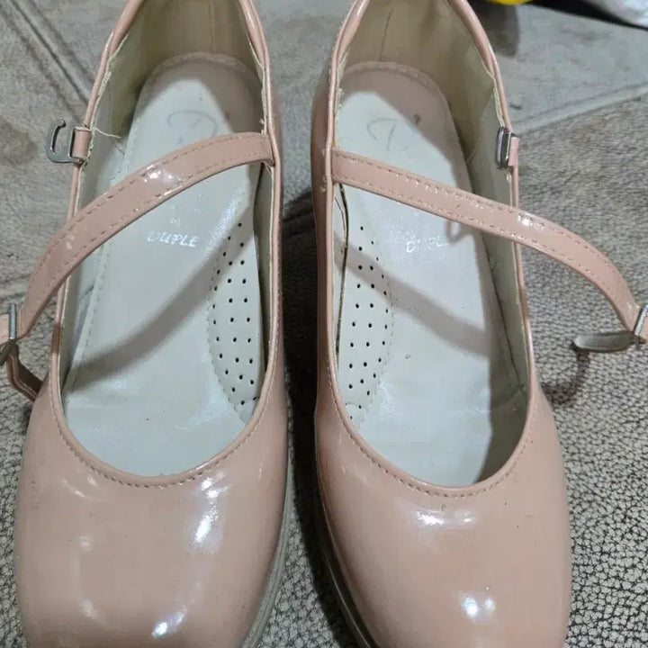 [BUNJANG] Mary Jane Platform Shoes / 메리제인 연핑크 통굽슈즈