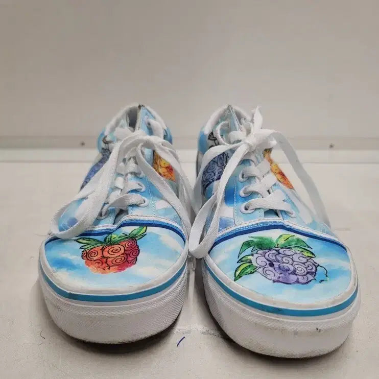 [BUNJANG] Vans One Piece Devil Fruit Old Skool Sneakers / 반스(VANS 정품)원피스 협업 Devil Fruit Old SKool화