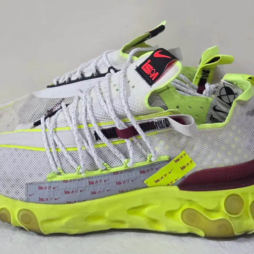 [BUNJANG] Nike React WR ISPA Low Platinum Tint Volt / [280] 나이키 리액트 WR ISPA 로우 플레티넘틴트볼트ㅡ단종매물