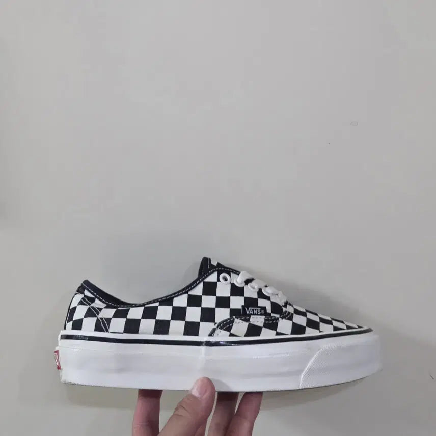 [BUNJANG] Vans Authentic Reissue 44 Checkerboard Black/White Sneakers / [255] 반스 어센틱 리이슈44 체커보드 블랙화이트ㅡ최저가