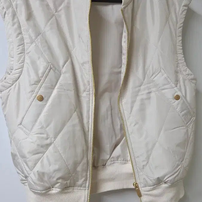 [BUNJANG] Karl Lagerfeld Ivory Hoodie Zip-up Set / 칼 라거펠트 아이보리 후드집업세트(후드집업+조끼+바지)