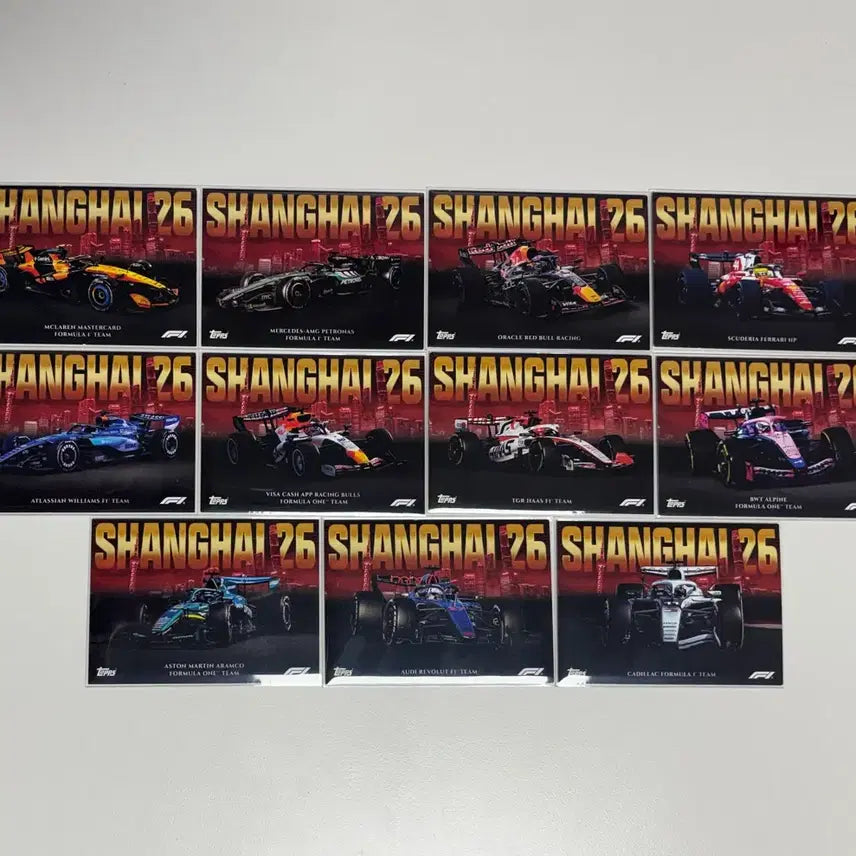 [BUNJANG] Topps F1 2026 Season 11-Team Bundle Set / 26 F1 에프원 탑스 topps 카드