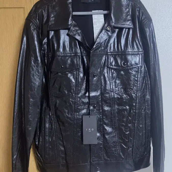 [BUNJANG] IRO Motili Glossy Leather Jacket / 이로 IRO 양가죽 레더자켓 미착용 새제품 판매합니다. (택있음)