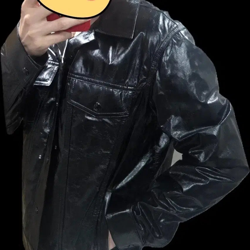 [BUNJANG] IRO Motili Glossy Leather Jacket / 이로 IRO 양가죽 레더자켓 미착용 새제품 판매합니다. (택있음)