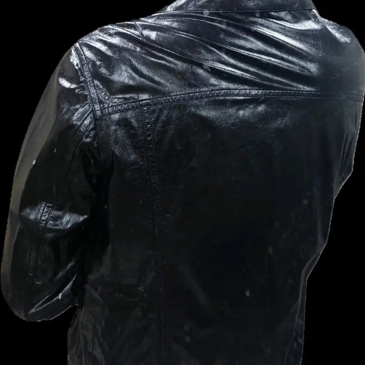 [BUNJANG] IRO Motili Glossy Leather Jacket / 이로 IRO 양가죽 레더자켓 미착용 새제품 판매합니다. (택있음)
