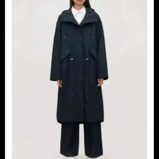 [BUNJANG] COS Long Hooded Jacket / COS 코스 후드 롱 자켓