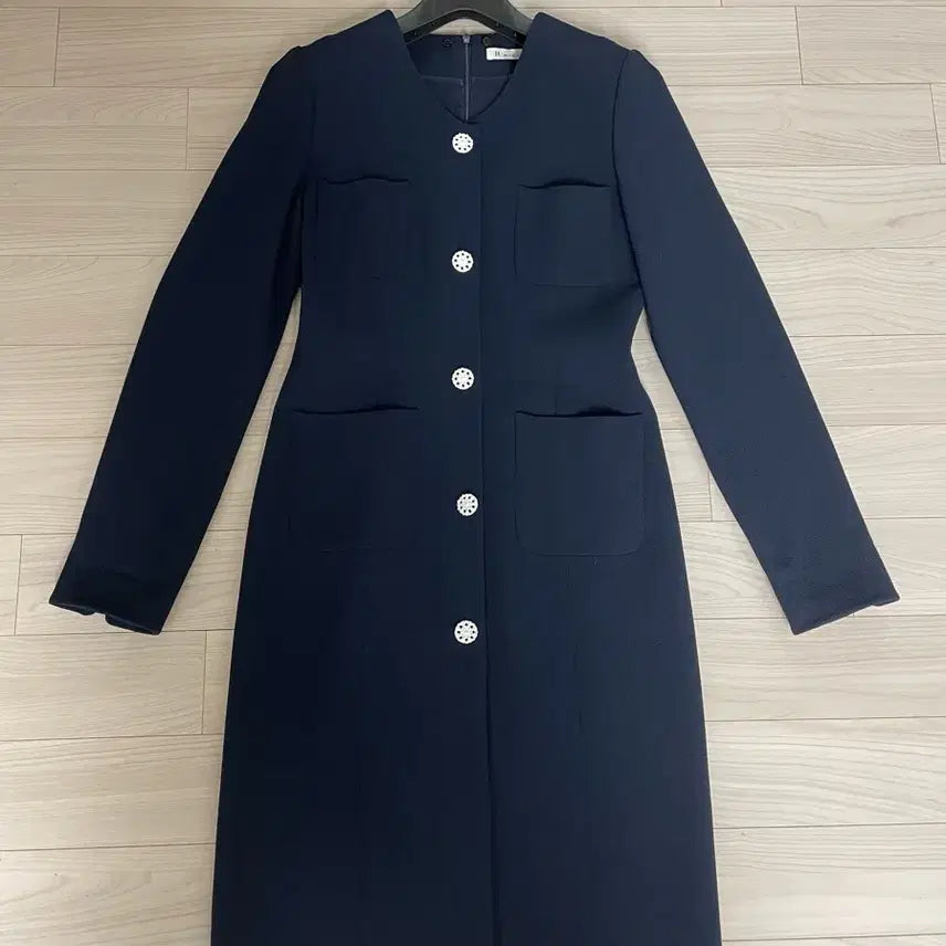 [BUNJANG] It MICHAA Detachable Collar Pocket Dress / 잇미샤 카라 탈부착 포켓 원피스 55