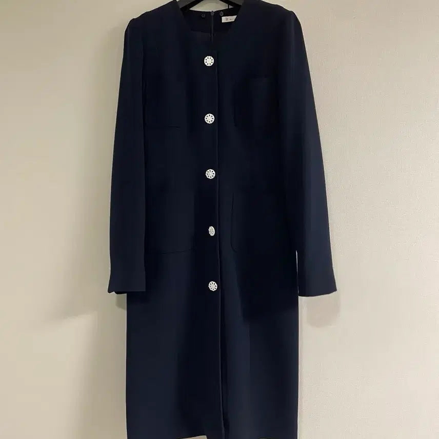 [BUNJANG] It MICHAA Detachable Collar Pocket Dress / 잇미샤 카라 탈부착 포켓 원피스 55
