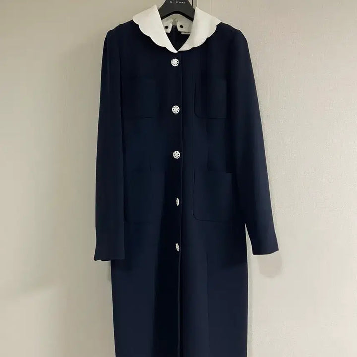 [BUNJANG] It MICHAA Detachable Collar Pocket Dress / 잇미샤 카라 탈부착 포켓 원피스 55