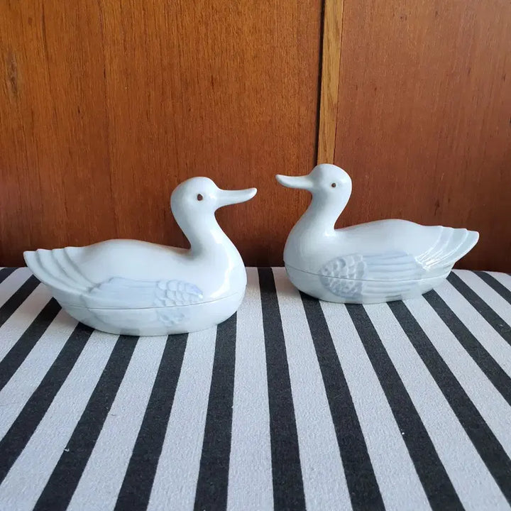 [BUNJANG] Wooyoolyo Ceramic Duck Box Set (2 pcs) / ㅁ우일요 도자기 오리 합 2개세트 희소성 레어템 보석함 캔디함