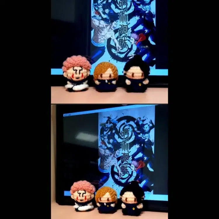 [BUNJANG] Jujutsu Kaisen Hand-knitted Keyring / 주술회전