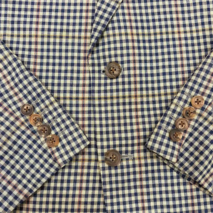 [SOLD OUT] 90s 빈티지 버버리 램스울 체크 자켓 (L~XL)