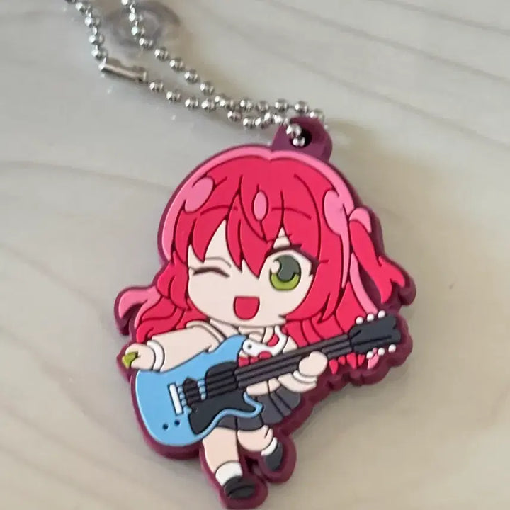 [BUNJANG] Bocchi the Rock! Ikuyo Kita Rubber Strap Keychain / 봇치더록 키타 이쿠요 러버스트랩 키링