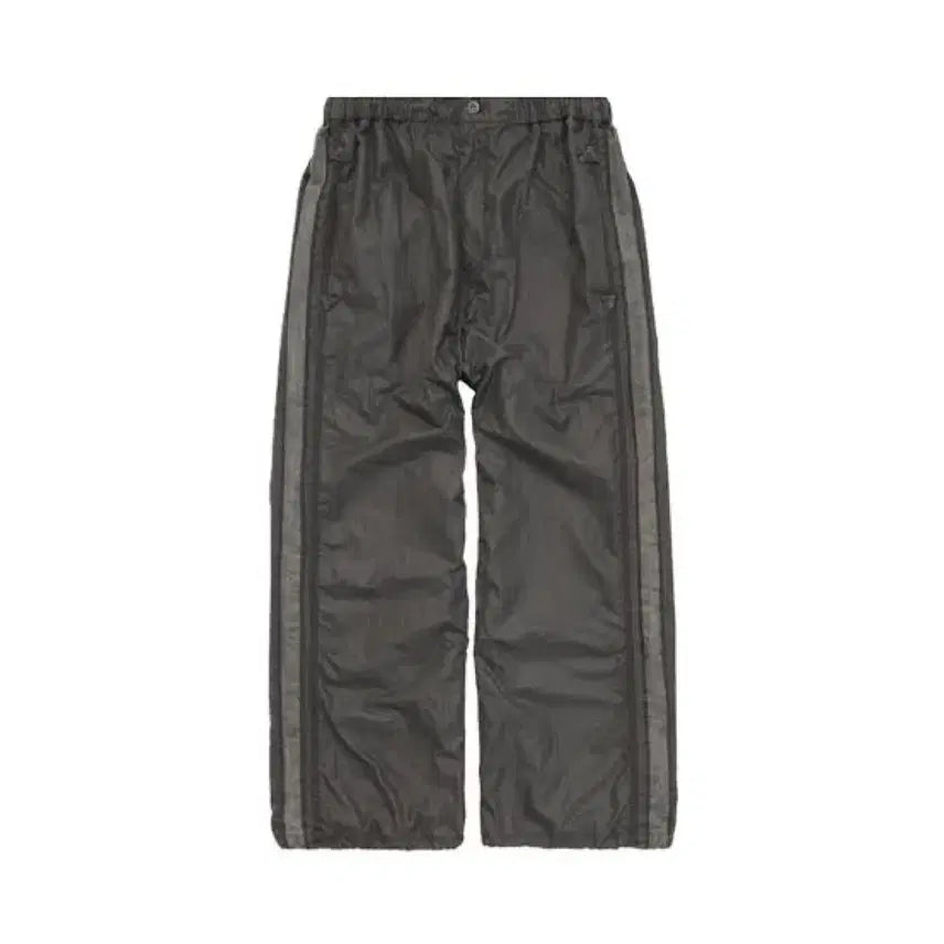 [BUNJANG] Polytru Glossy Track Pants Khaki Grey / (3) 폴리테루 글로시 트랙 팬츠 카키 그레이
