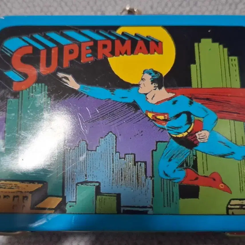 [BUNJANG] Superman Vintage Tin Case / 슈퍼맨 빈티지 틴케이스