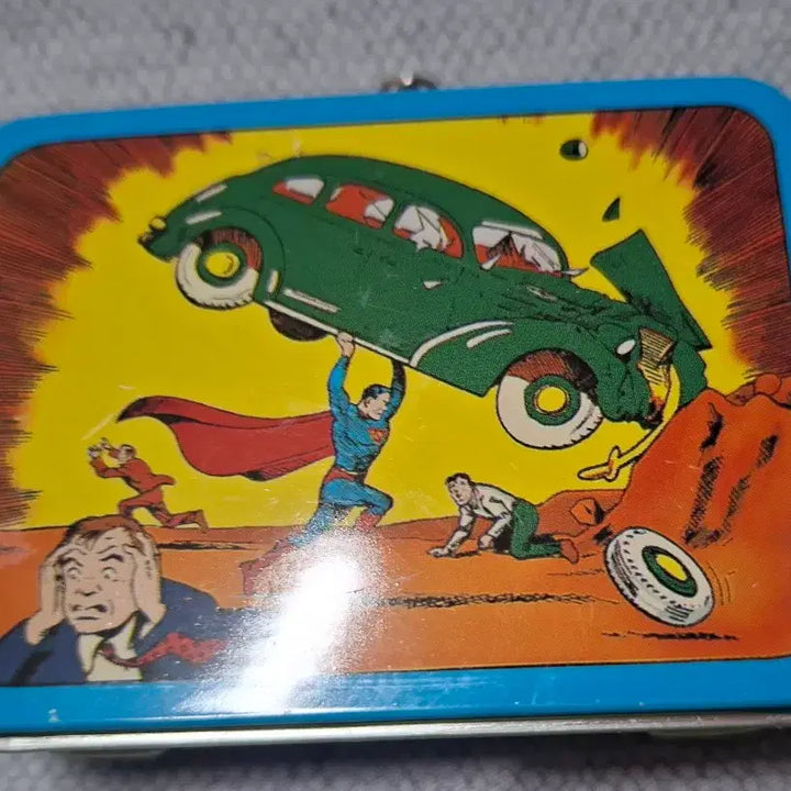 [BUNJANG] Superman Vintage Tin Case / 슈퍼맨 빈티지 틴케이스