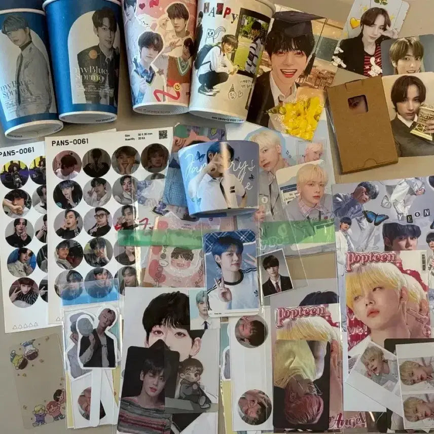 [BUNJANG] TXT Unofficial Goods Bundle Set / 투바투 txt 비공굿 일괄 양도 (컵홀더, 증사, 포카 등)