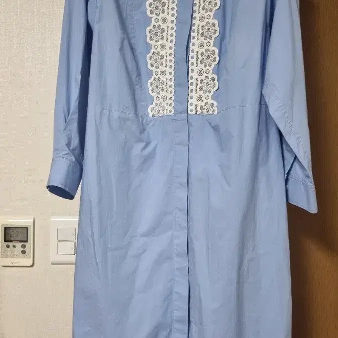 [BUNJANG] Sandro Lace Shirt Dress 36 / 산드로 레이스셔츠원피스 36