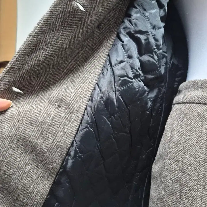 [BUNJANG] Herringbone Double Button Jacket and Pants Set / 헤링본 더블 버튼 자켓 + 바지 세트