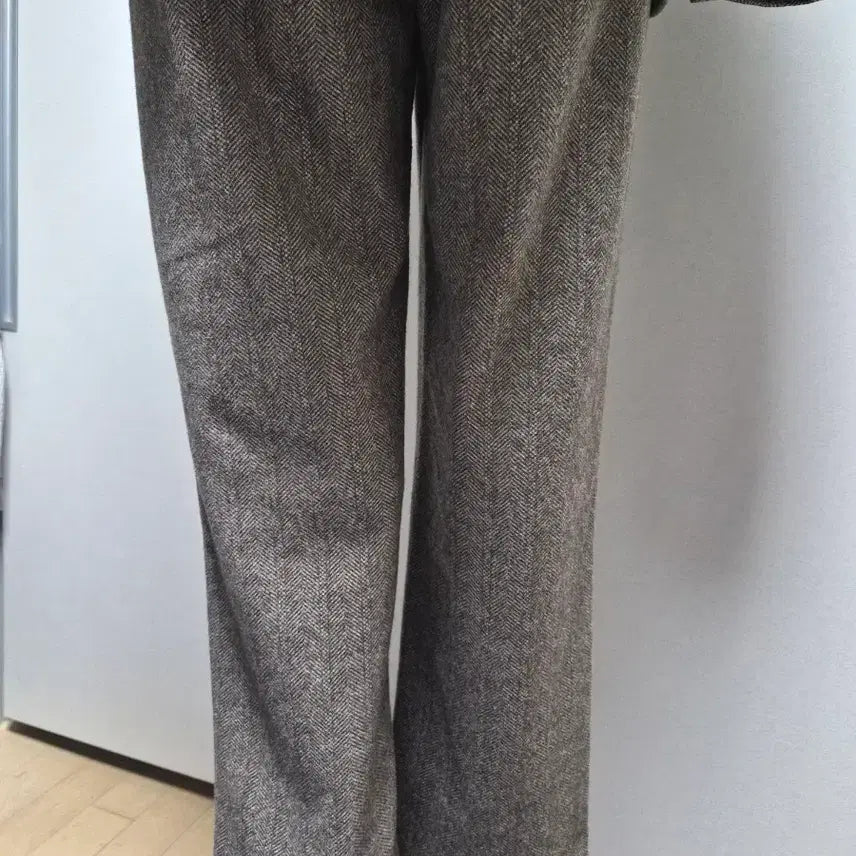 [BUNJANG] Herringbone Double Button Jacket and Pants Set / 헤링본 더블 버튼 자켓 + 바지 세트
