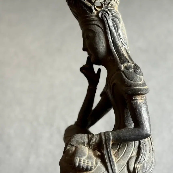 [BUNJANG] Terracotta Maitreya Bodhisattva Statue (National Treasure No. 78 Replica) / 불상 미륵 반가사유상