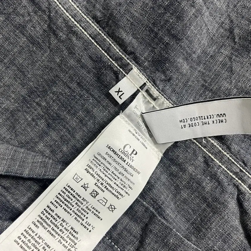 [BUNJANG] CP Company Chambray Shirt XL / CP 컴퍼니 샴브레이 셔츠 XL